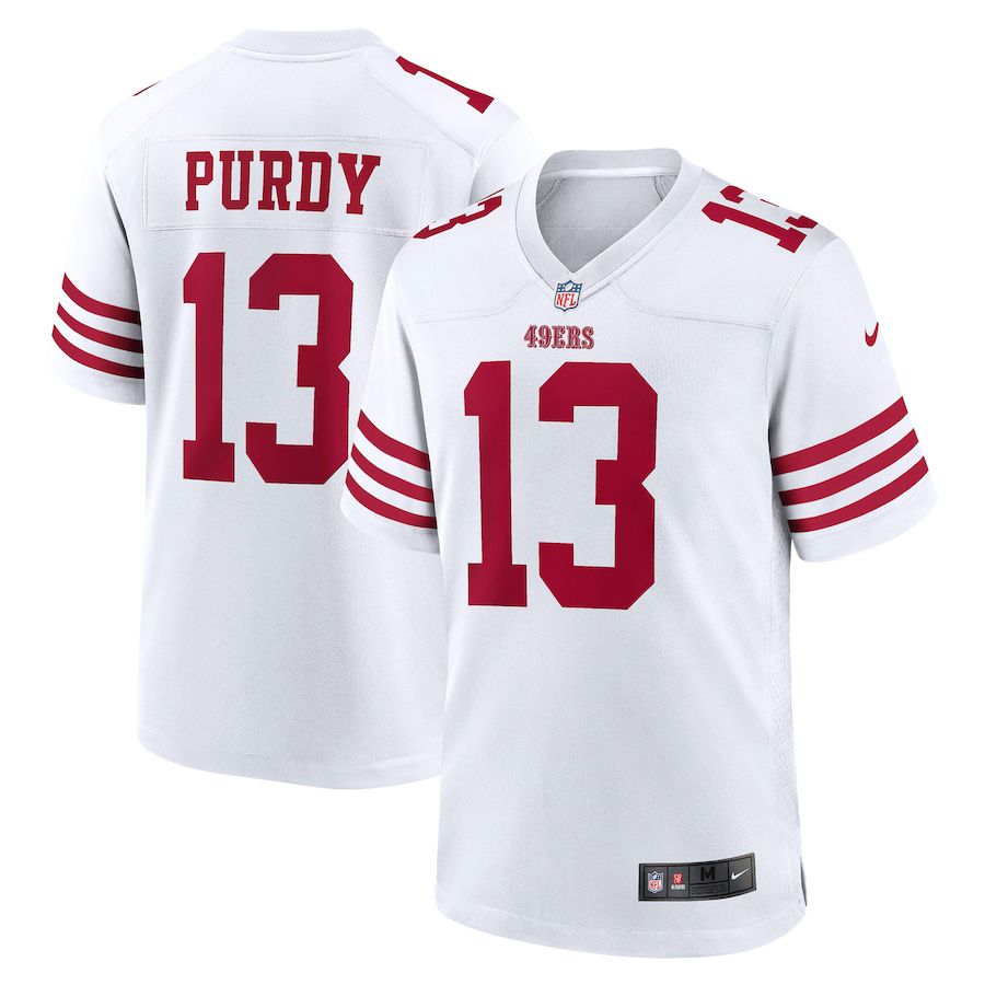 Men San Francisco 49ers #13 Brock Purdy Nike White Game Player NFL Jersey